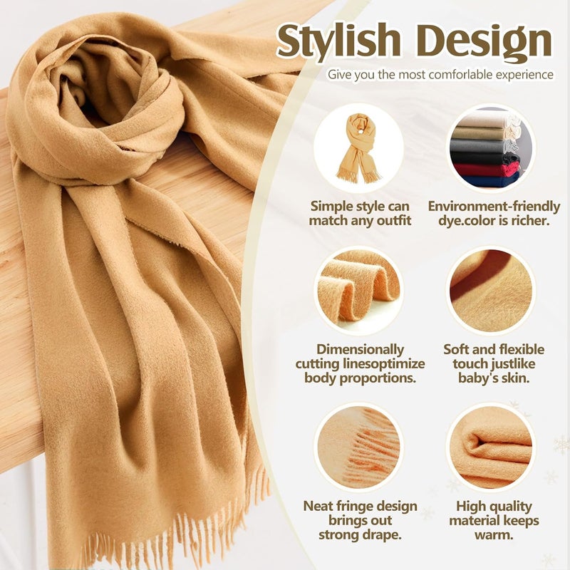 AURUZA Shawls and Wraps for Evening Dresses, Soft Pashmina Shawls for Women, Pashmina Shawls for Wedding Party - Image 4